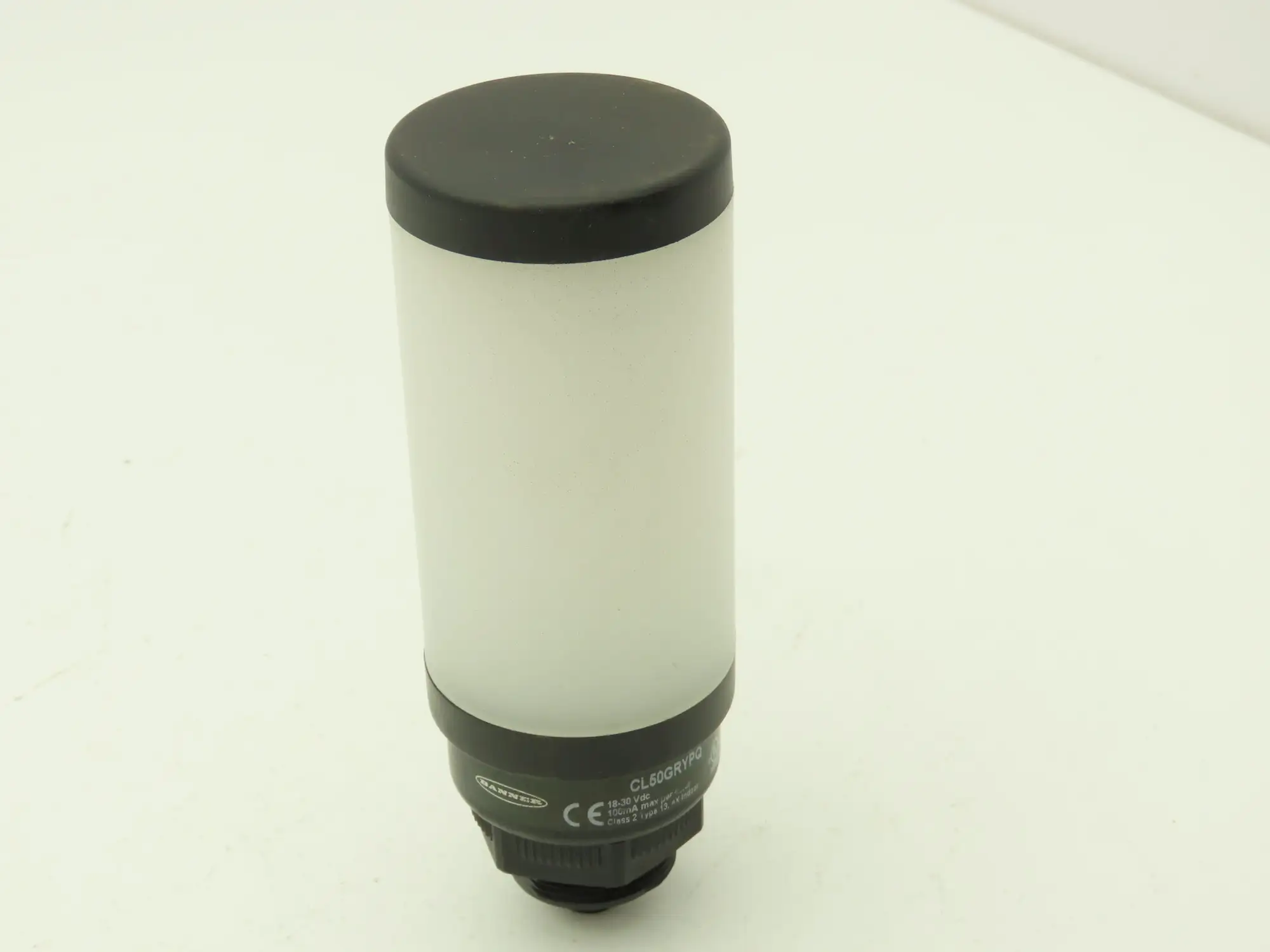 Banner CL50GRYPQ 50mm 3-Color LED Light 6" Column 18-30V DC 4-Pin M12 QD CL50