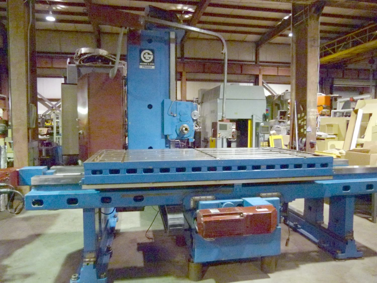 Used 1983 GIDDINGS & LEWIS FRASER 80DP5 Horizontal Table Type Boring Mills Pennsylvania US | Hadanich Machine #1439208