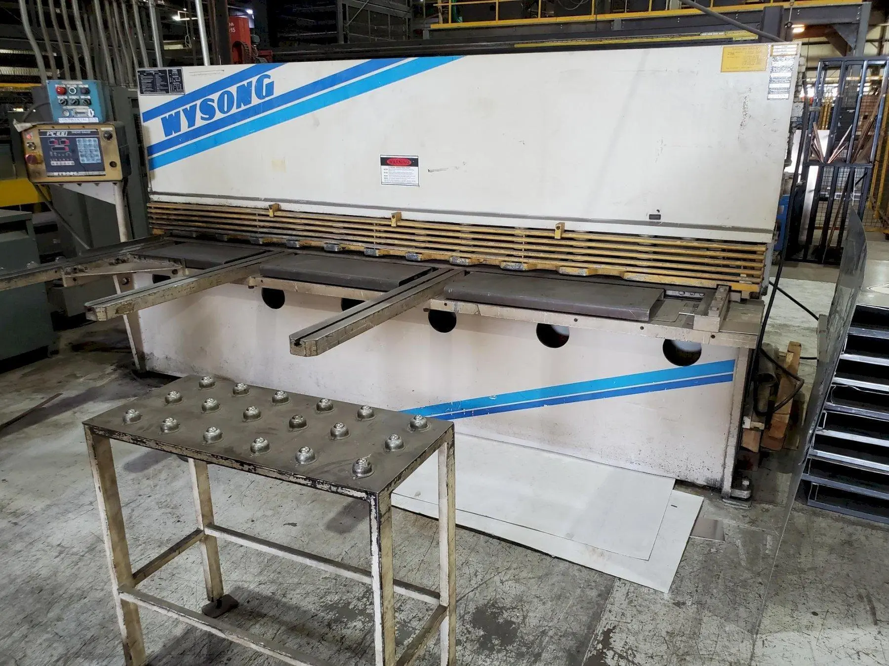 10' X 1/4" WYSONG H-2510 HYDRAULIC SHEAR