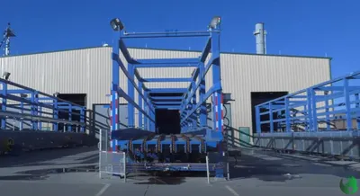 Biomass Bale Handling & Grinder System