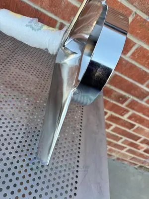 NEW SPX STAINLESS STEEL MIXING TANK IMPELLER  100"  X 14" X 1.5" W/ FLANGE FITTING
