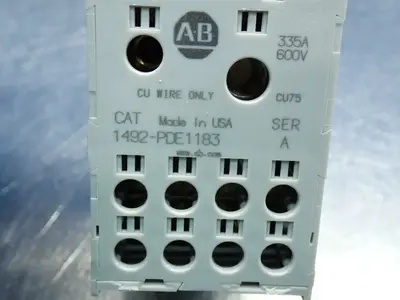 Used ALLEN BRADLEY 1492PDE1183 Terminal Blocks Ohio US | HGR 24 #869655