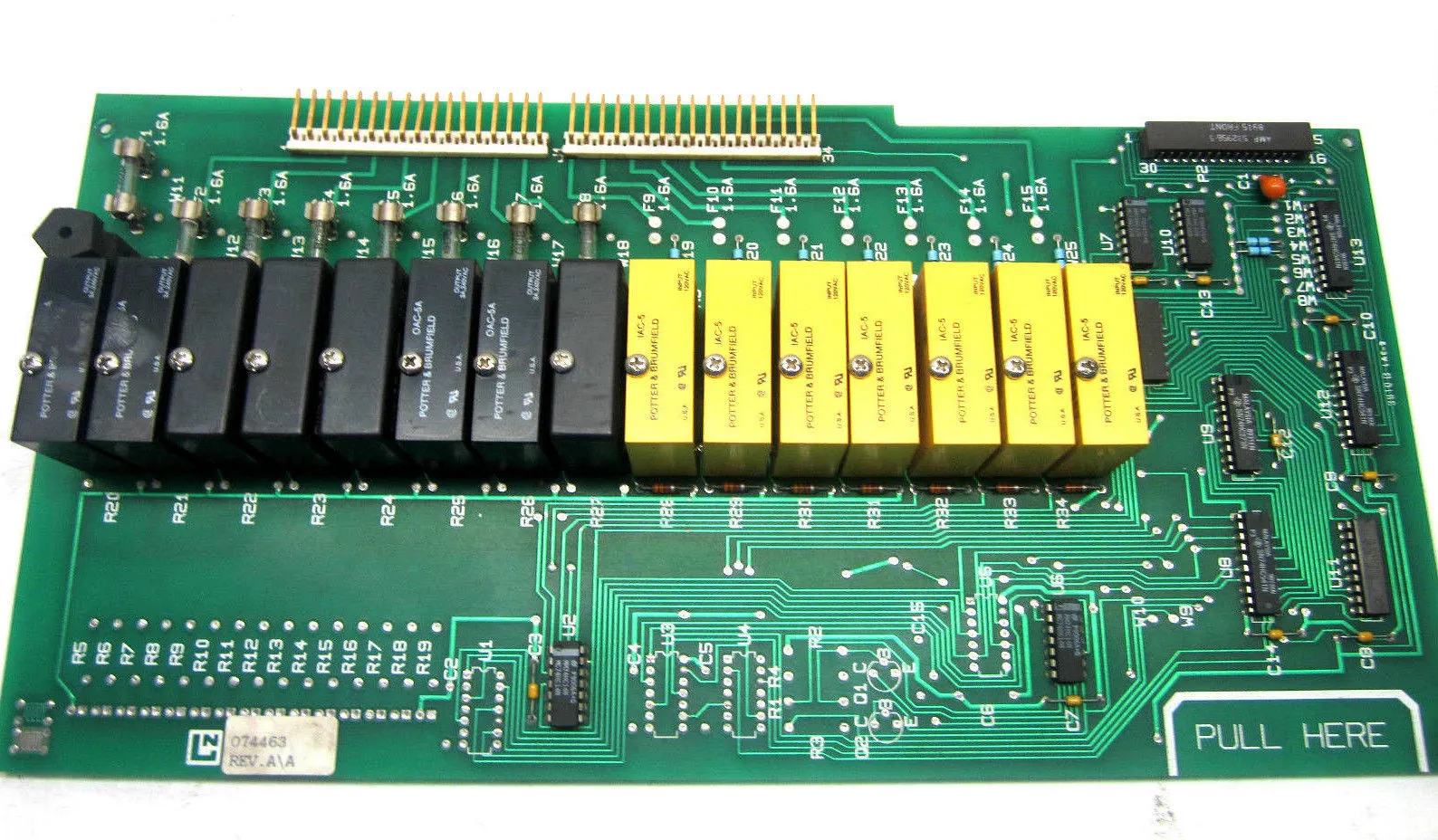 LEEDS & NORTHRUP 074463 PC BOARD