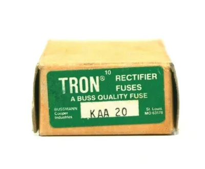 4 NEW BUSSMANN TRON KAA-20 FUSES KAA20