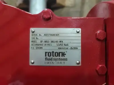 Used 2014 ROTORK GP-085S-385E/03HPA Valves/Fittings British Columbia CA | Lenmark #256078