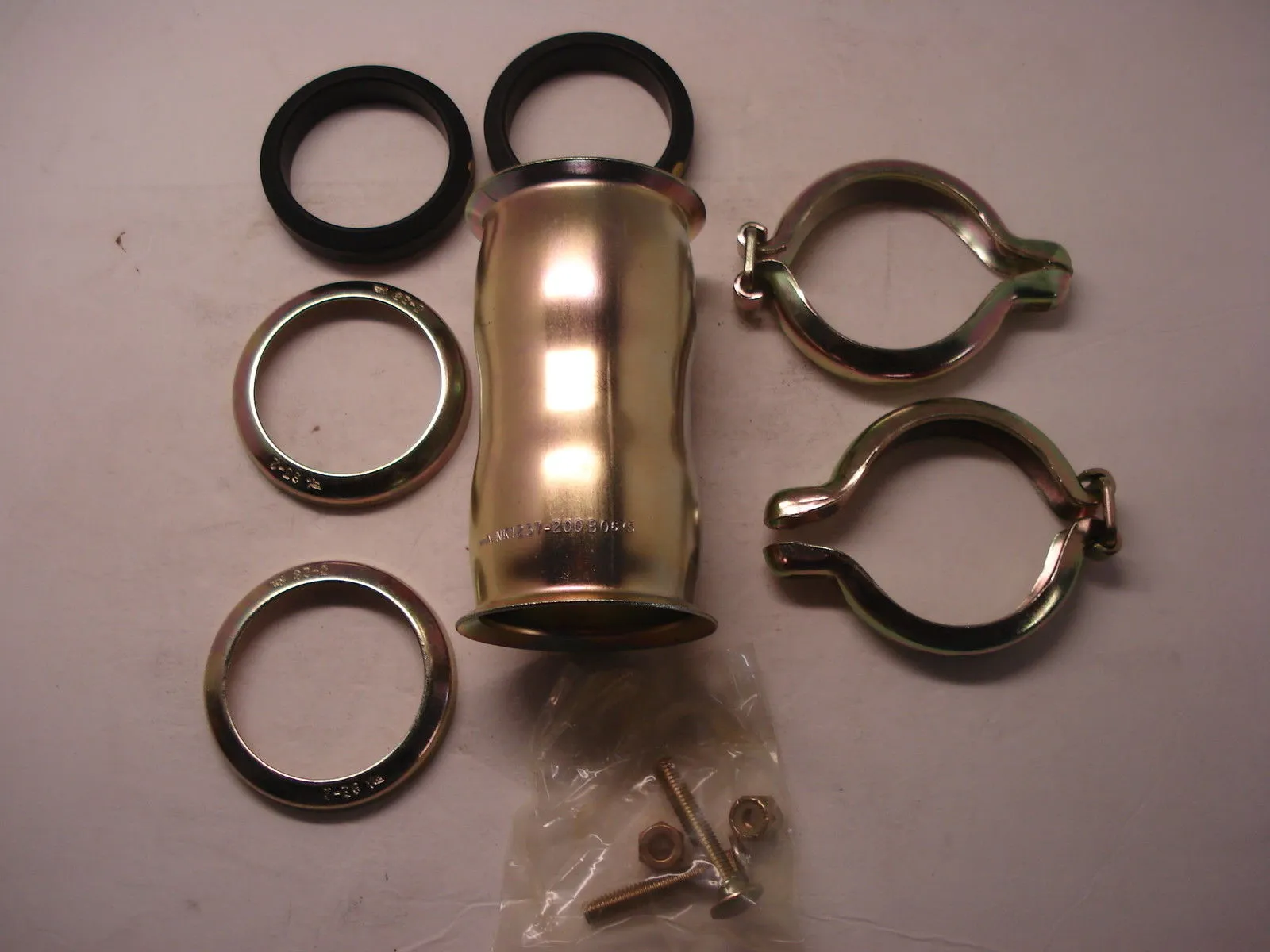 NEW JOINT PIPE 2'' 0C716-5003 RUBBER O-RINGS AND HARDWARE