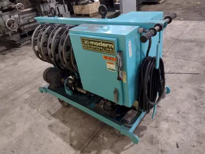 40 TON MODERN HYDRAULICS 4 CYLINDER PORTABLE HYDRAULIC DIE SETTING & SEPARATING SYSTEM: STOCK #23774