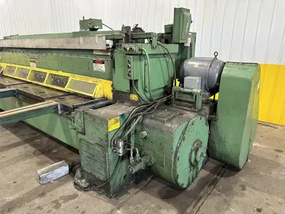 12' X 1/2" WYSONG MODEL #1250 MECHANICAL POWER SQUARING SHEAR: STOCK #19618