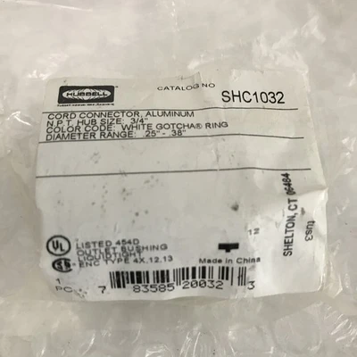 NEW Hubbell SCH1023