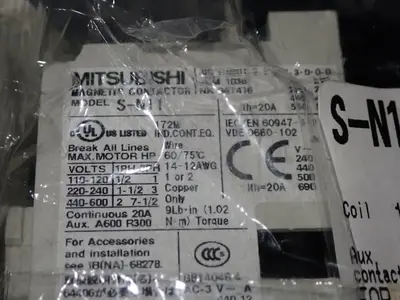 New | in-Stock MITSUBISHI SN11 PLC Contactors | HGR 24 #752712