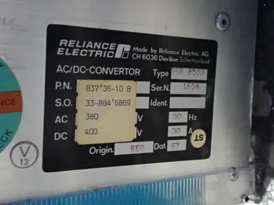 USED RELIANCE ELECTRIC MAXITRON S6R