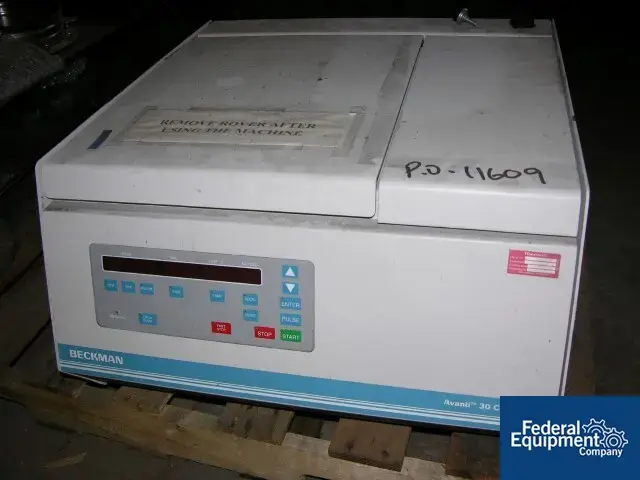 Used Beckman Coulter Beckman Avanti 30 Refrigerated Centrifuge Lab Centrifuges Ohio US | Federal Equipment Company #130004