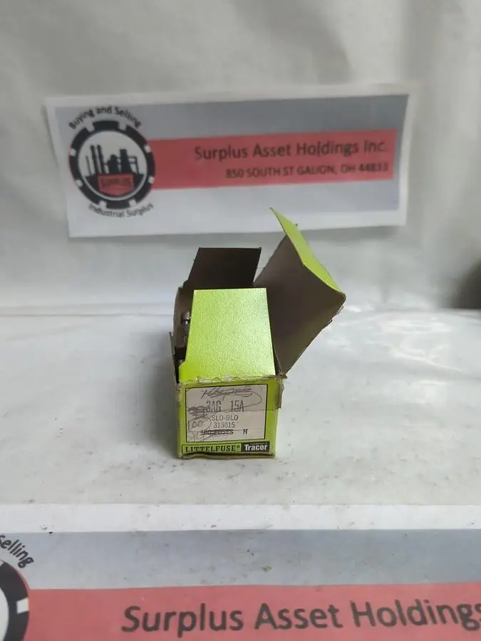 New | in-Stock LITTELFUSE 3AG 15A Miscellaneous Equipment (Electrical & Power) | Surplus Asset Holdings #1190100