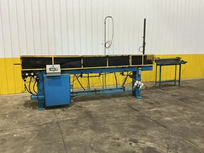 7/8" CROWN UNLIMITED MODEL #STCOS M-7 TUBE STRAIGHT & CUTOFF MACHINE: YOBRO #25338