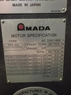 Used 2004 AMADA FBD-8025NT Press Brakes Ontario CA | Trader Machinery Inc #1519414