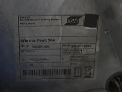 Used ESAB WARRIOR FEED 304 Welding Machinery (Other) Ohio US | HGR 24 #1048052