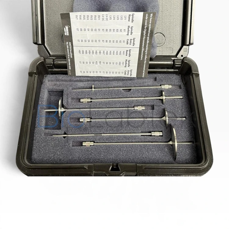 Used AMETEK Brookfield RV Spindle Set Viscometers Missouri US | BioLabTek #1547073