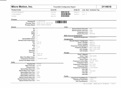 USED Micro Motion CMF200 M418N2BAE2ZZ