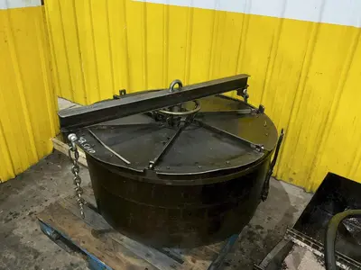 48" WIDE TOLHURST MODEL #48 CHIP SPINNER & OIL SEPARATING CENTRIFUGE : YOBRO #25010