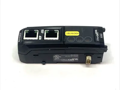 Used KEYENCE EtherCAT Communication Unit 20-30V, Class 2 PLC Processors Michigan US | Maverick Industrial Sales #1389176