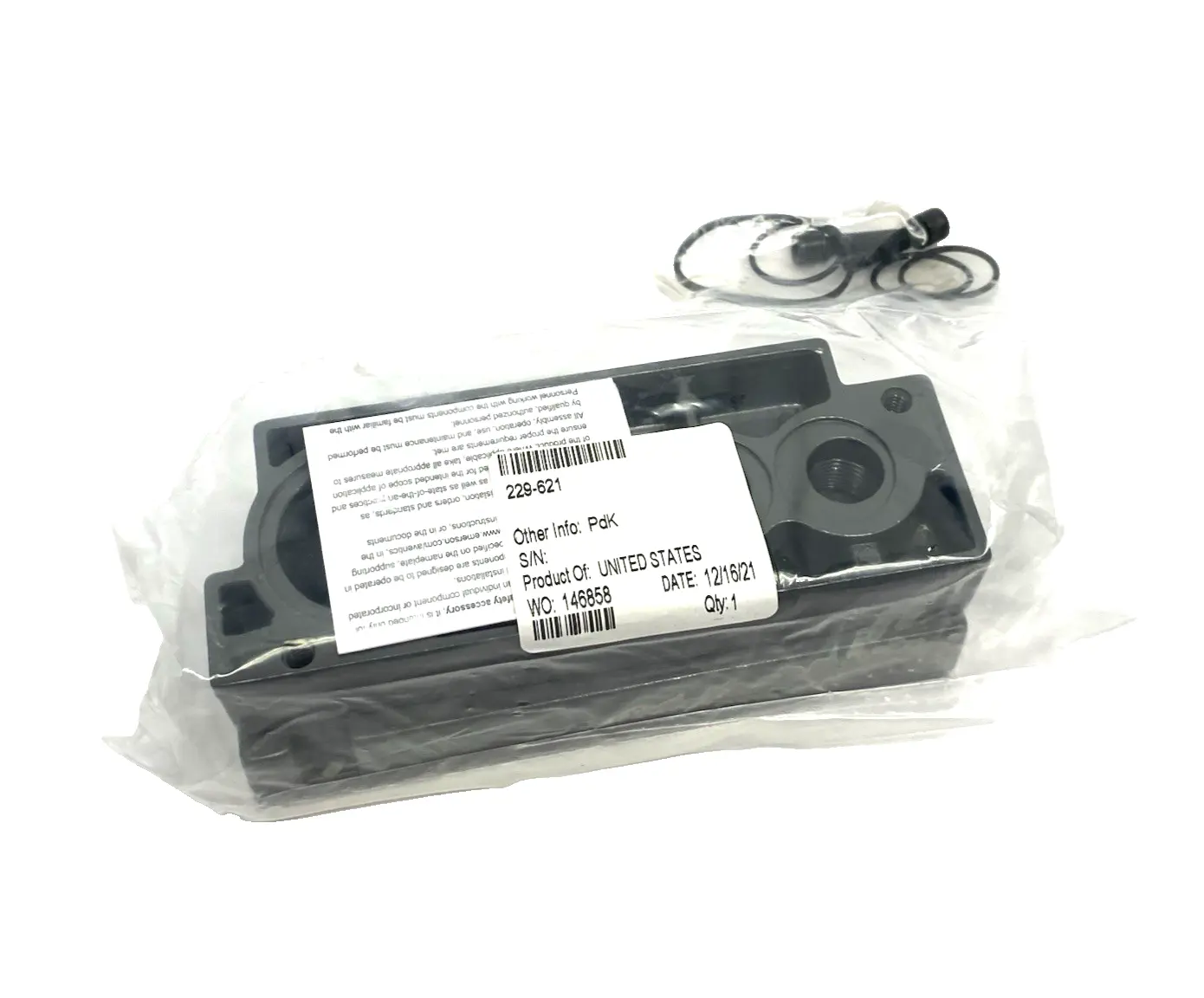 New | in-Stock Numatics End Plate Kit, FlexiBlok, Pneumatic Manifold Parts (Hydraulics and Pneumatics) Michigan US | Maverick Industrial Sales #1399881