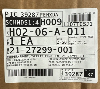 NEW Freightliner 21-27299-001