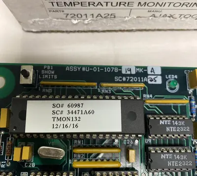 New | in-Stock AJAX MAGNETHERMIC 72011A25 Miscellaneous Equipment (Electrical & Power) | Surplus Asset Holdings #1202127