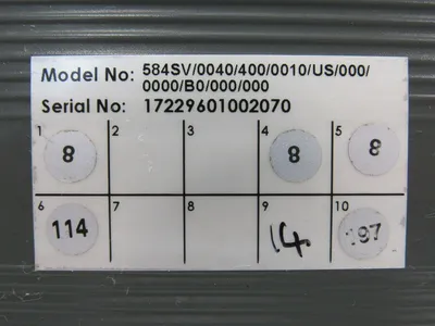 USED EUROTHERM 584SV/0040/400/0010/US/000/0000/B0/000/000 DRIVE 6901/00