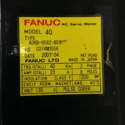 USED FANUC A06B-0582-B541
