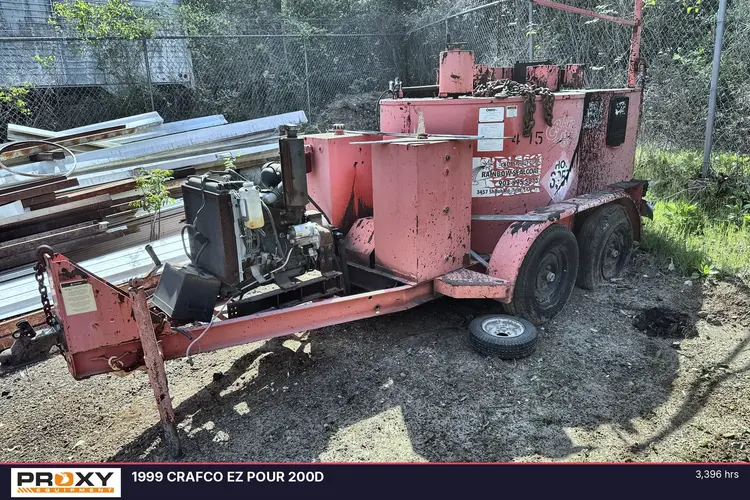 Used 1999 CRAFCO EZ POUR 200D Asphalt Pavers Texas US | Proxy Equipment #1388586