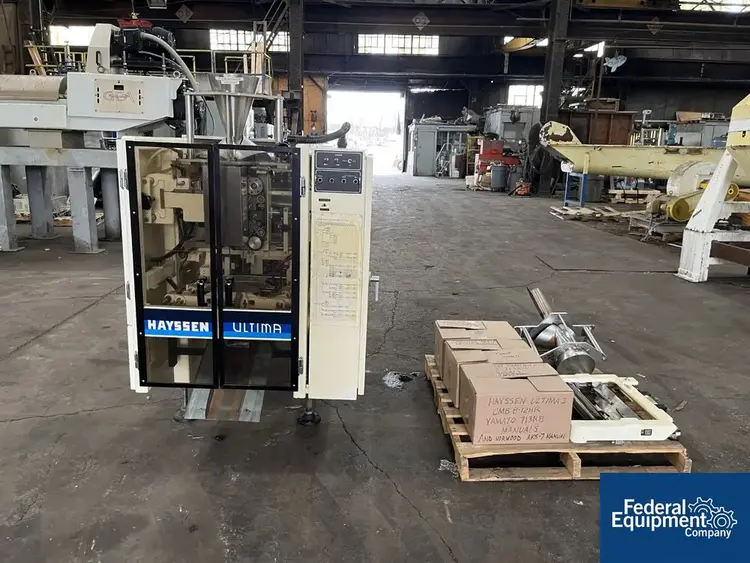 Used Hayssen Hayssen Vertical Form, Fill and Seal Machine, Model  8-12HR Ultima Vertical Form Fill Sealing Machines (VFFS) Ohio US | Federal Equipment Company 57 #128625