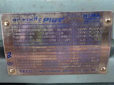 NEW TECO-WESTINGHOUSE PDH03006TE2N