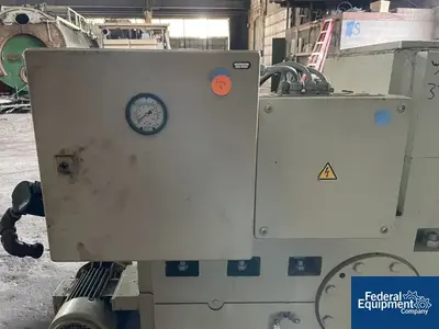 USED Berstorff 1,610 MM (63") Berstorff Vertical Two Roll Calander Sheet Stack