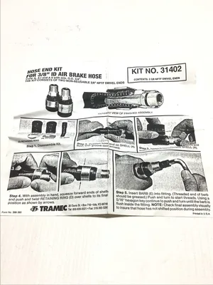 Tramec 31402 Hose End Kit (Lot of 2)