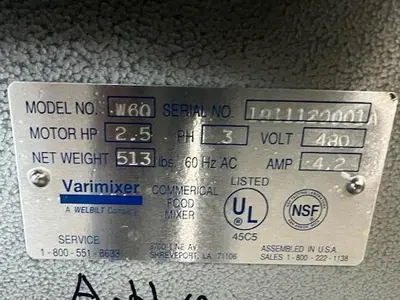 USED VARIMIXER W-60/40