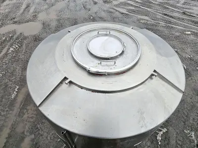 Used 440 Gallon Tank (Tote),  Stainless Steel