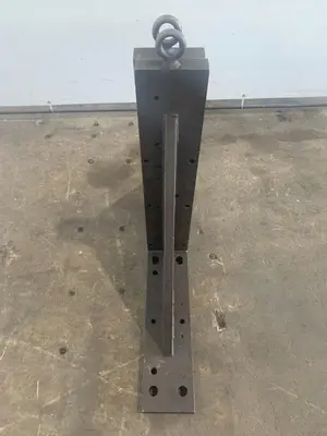 (2) 7" x 36" x 26" ANGLE PLATES. STOCK #0104423.
