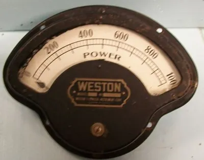 QTY. 1. WESTON, MODEL#271, NO. 29388, WESTON ELECT...
