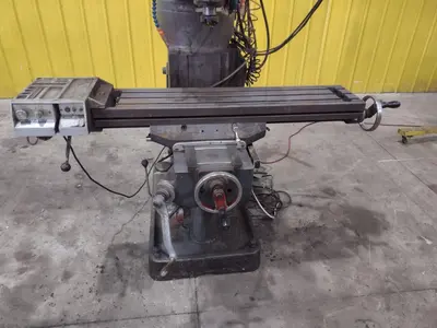 2 HP DOALL MODEL @PM-200V RAM TYPE VERTICAL MILL WITH POWER FEED & DRO: STOCK #22880