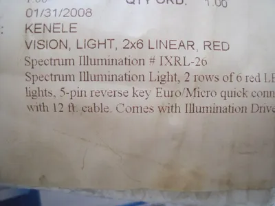 NEW SPECTRUM LL26-630 ILLUMINATION LIGHT LDM 700 AND CABLE LL26630