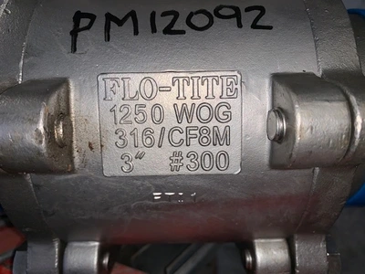 3"-300# Flo-Tite Ball Valve Stainless Unused