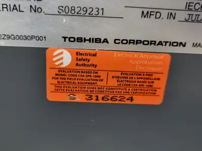 Used 2008 TOSHIBA CV-10HA Switchgears British Columbia CA | Lenmark #239927