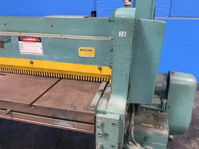 Used WYSONG 1072 Power Squaring Shears (Inch) Ohio US | HGR 24 #1322833