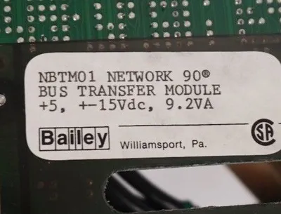 NEW BAILEY CONTROLS NBTM01 BUS TRANSFER MODULE