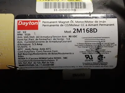 USED DAYTON 2M168D