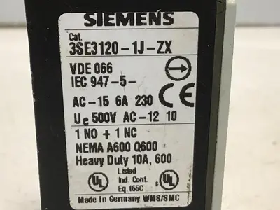 USED SIEMENS 3SE3 120-1J-ZX