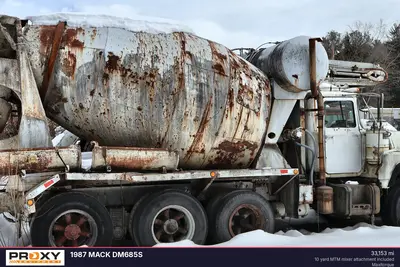 Used 1987 MACK DM685S Concrete Mixer Trucks Pennsylvania US | Proxy Equipment #1382951