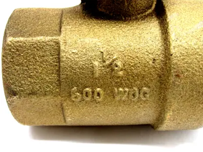 NEW KF CONTROMATICS B6400 BALL VALVE 1 1/2 B 6400 SS M17