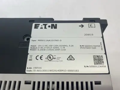 Used Eaton M-Max Series Adjustable Frequency AC Drive Variable Speed Drives Michigan US | Maverick Industrial Sales #1400452