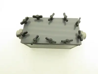 Sediment Trap 6 X 12" Box 2" Inlet And Outlet Plastic Housing Removable Top